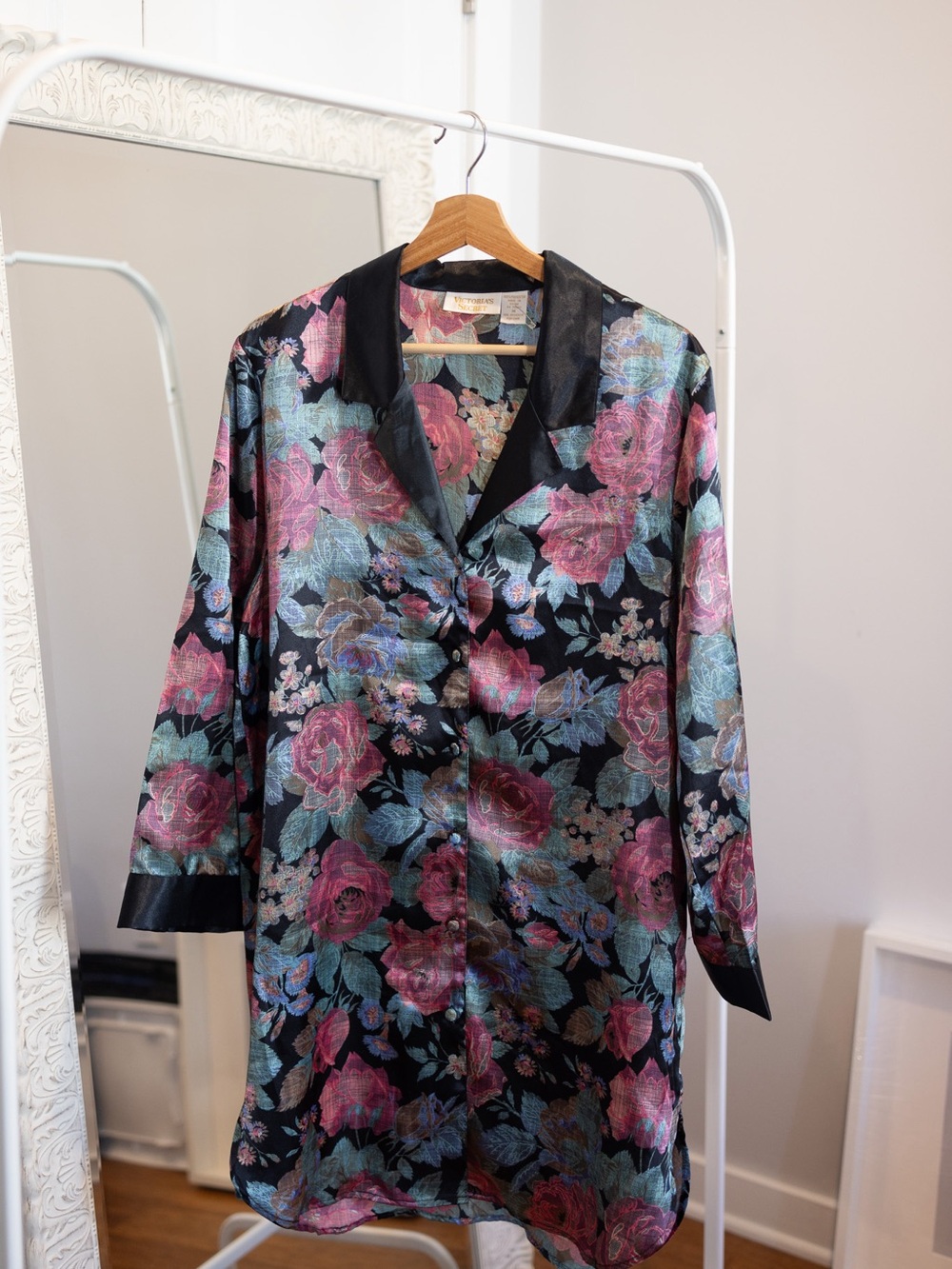 Victoria’s Secret Satin Button-Front Sleep DRESS
